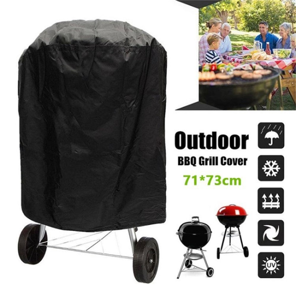420D Waterproof Barbecue BBQ Grill Cover Heavy Duty Outdoor Fire Pit Oven Cover