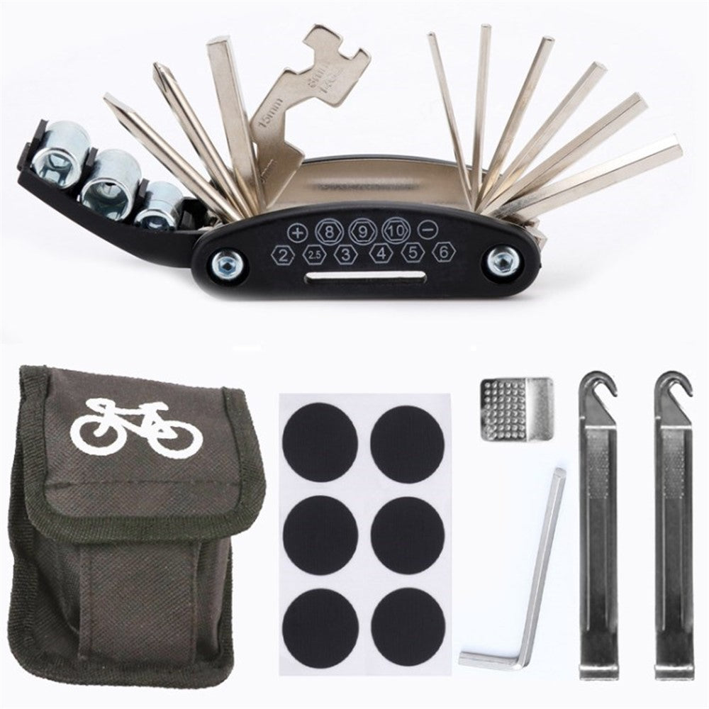 16-in-1 Allen Screwdriver Kit Precision Cycling Mechanic Repair Tool for Bike Motorcycle Tire