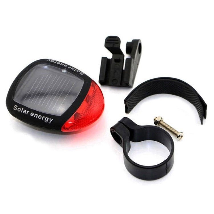 Super Bright Solar Bike Rear Light Set Rechargeable Front Light Bicycle Tail Light Waterproof Solar Headlight