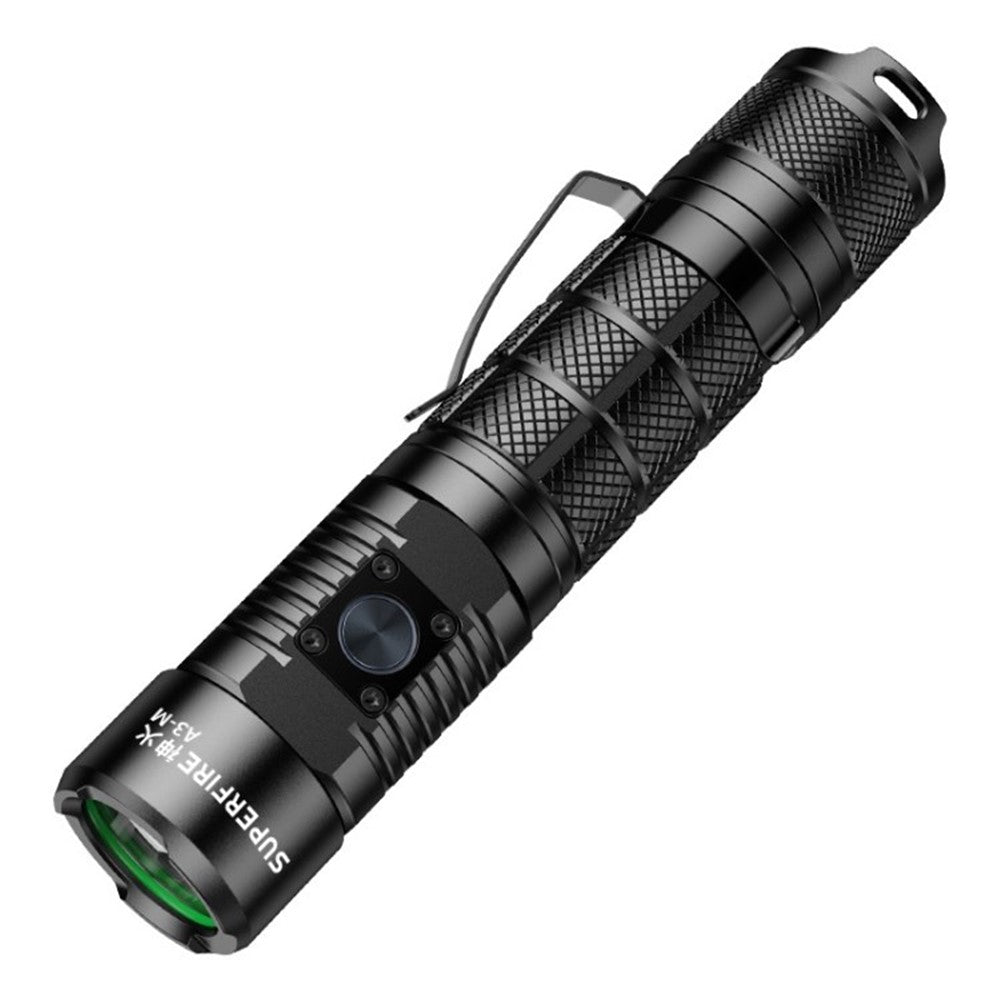 SUPERFIRE A3-M LED Flashlight 4000mAh Battery 700LM Super Bright Flashlight 160m Range Camping Torch