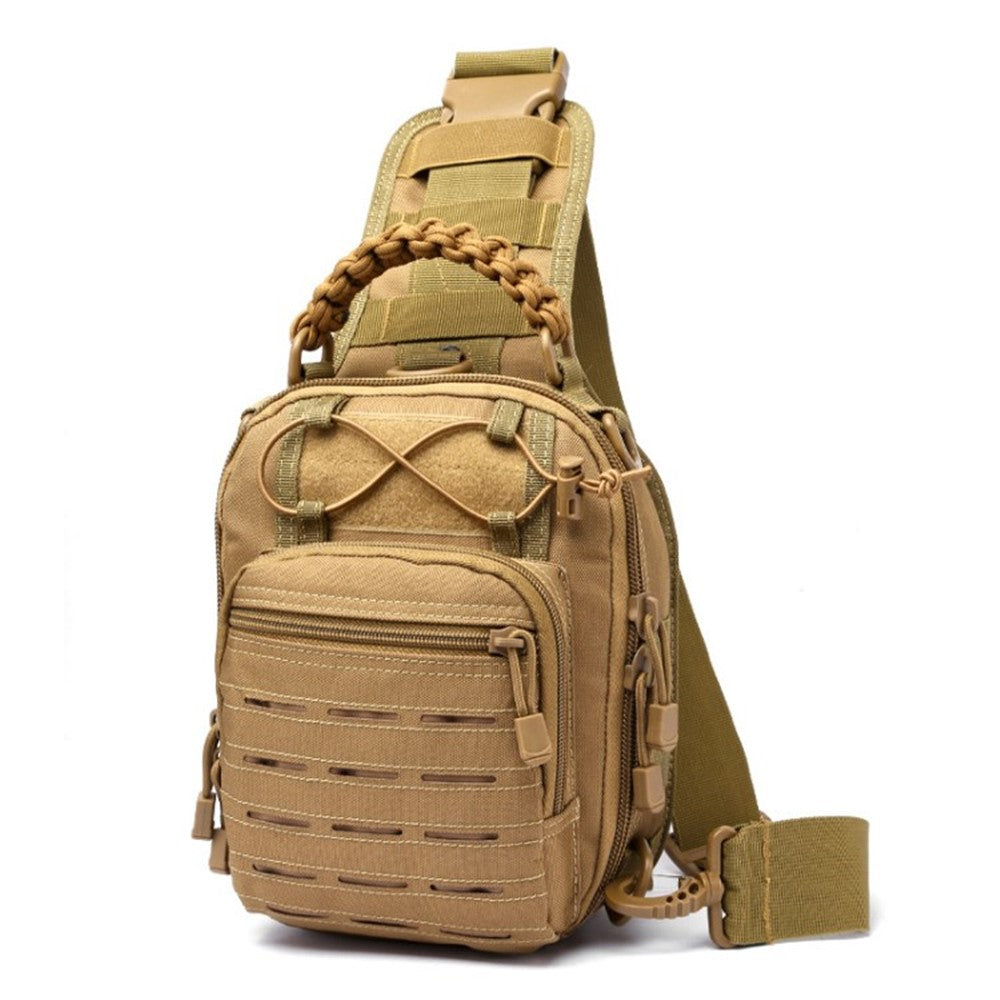 Outdoor Waterproof Camouflage Chest Sling Bag 600D Oxford Cloth Bag for Camping Hiking Travel