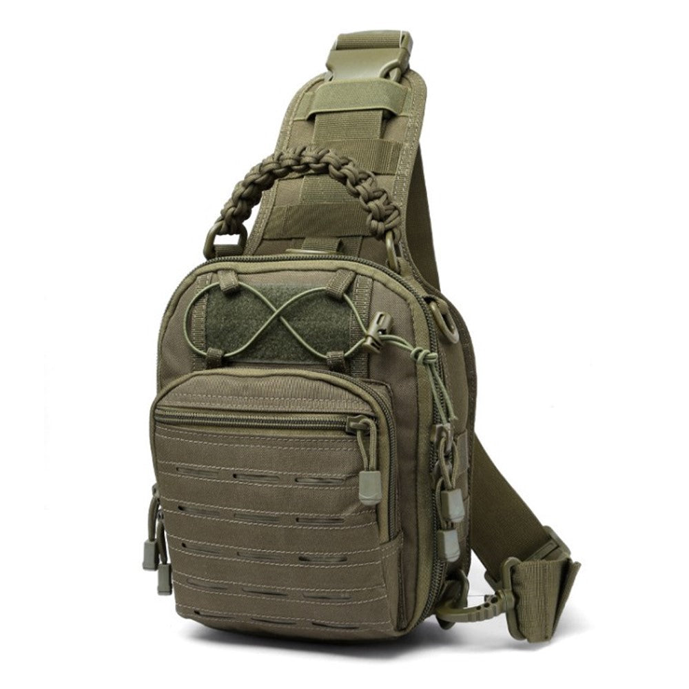 Outdoor Waterproof Camouflage Chest Sling Bag 600D Oxford Cloth Bag for Camping Hiking Travel