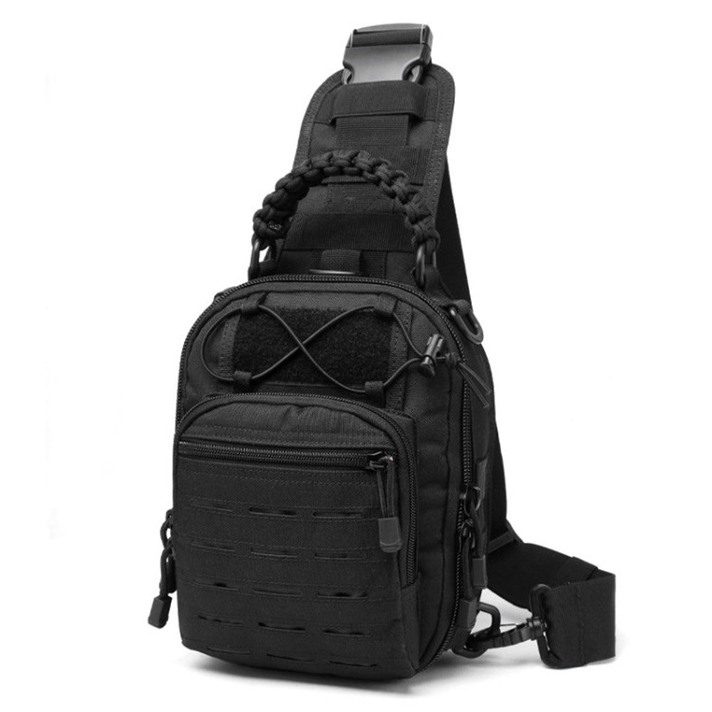 Outdoor Waterproof Camouflage Chest Sling Bag 600D Oxford Cloth Bag for Camping Hiking Travel