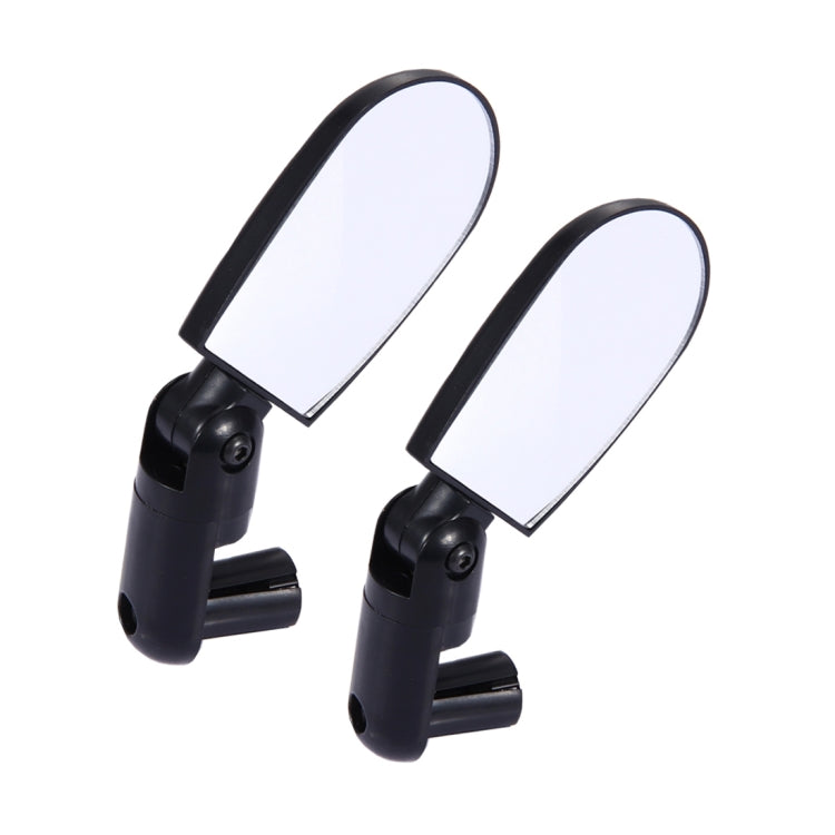 2 PCS Mini Universal Adjustable Rear View Mirror Rear Reflector for Bicycle / Mountain Bike, Bicycle Mirror Rear