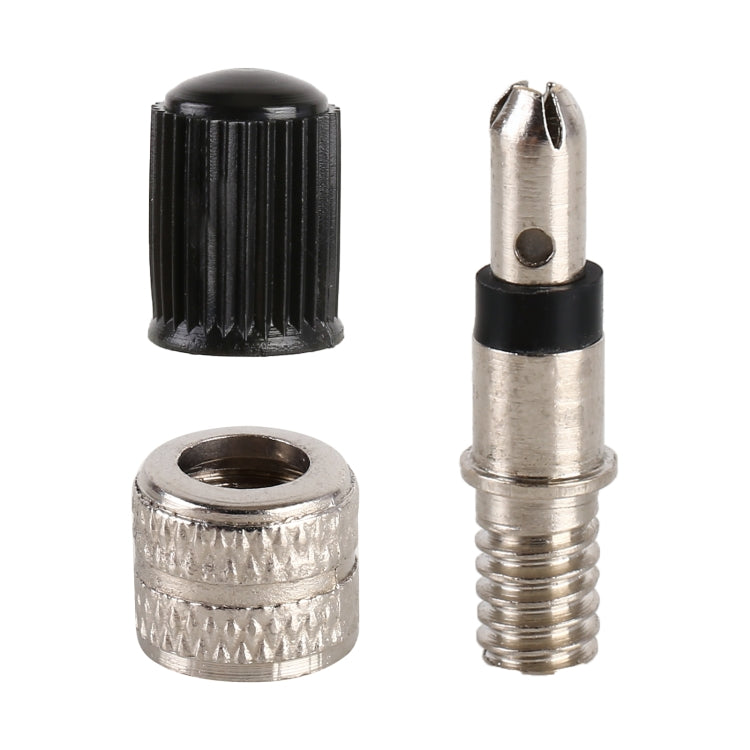 10 Sets 3 in 1 Bicycle German Valve Core, 10 Sets 3 in 1