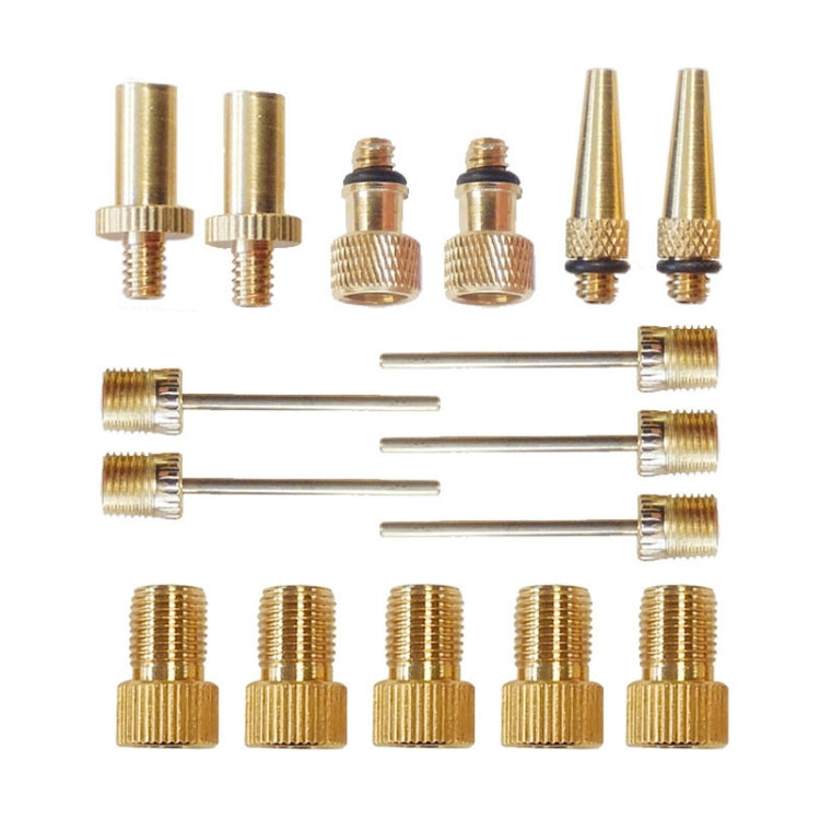 16 in 1 B Inflator Adapter French Mouth / US Mouth / UK Mouth Inflation Needle Adapter, 16 in 1 B