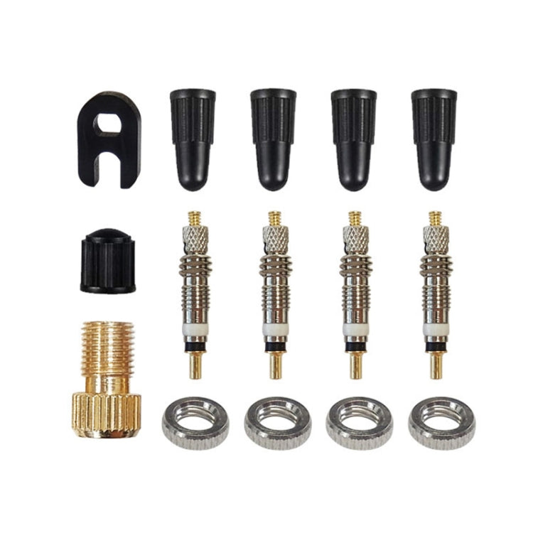 15 in 1 French Valve Core Adapter Set, 3 Sets 15 in 1