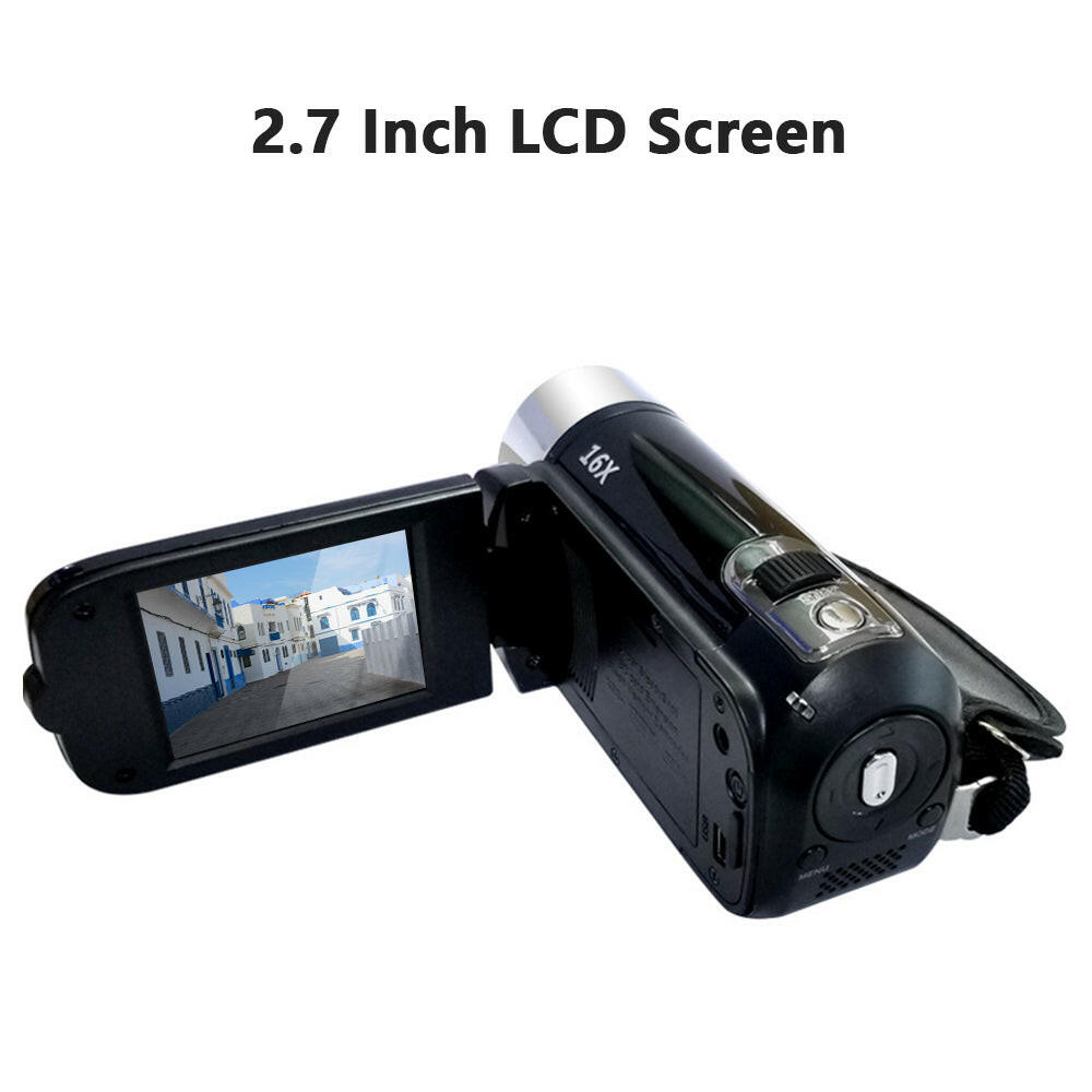 Portable 1080P High Definition Digital Video Camera DV Camcorder 16MP 2.7 Inch LCD Screen 16X Digital Zoom Built-in Battery-WAYBIKER