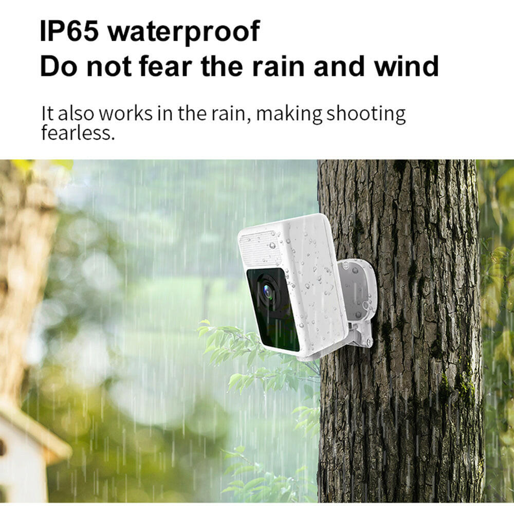 SJCAM S1 2K Super High Definition Smart Home Camera Wireless Video Monitor IP65 Waterproof 143° Thermoinduction Angle Built-in 9200mAh Battery Support PIR Induction Night Version Human Detection APP Share-WAYBIKER