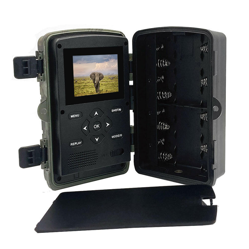 36MP 1080P  Day Night Photo Video Taking Camera Multi-function Outdoor Huntings Animal Observation House Monitoring Camera IP54 Waterproof 2.0 Inch Display 12 Languages with 34 Infrared Lights Camera-WAYBIKER
