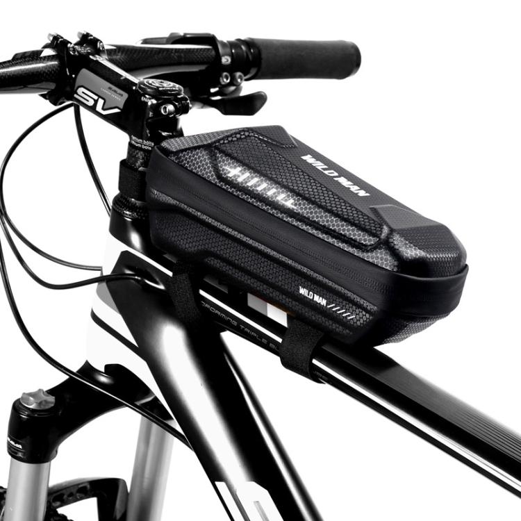 WILD MAN ES5 Basic Mountain Bicycle EVA Hard Shell Bag Bike Front Top Tube Bag, ES5