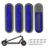 4 in 1 Electric Scooter Wheel Decorative Side Cover Plastic Block Reflective Strip with Screws, For Xiaomi Mijia M365 Pro / Pro 2 / 1S
