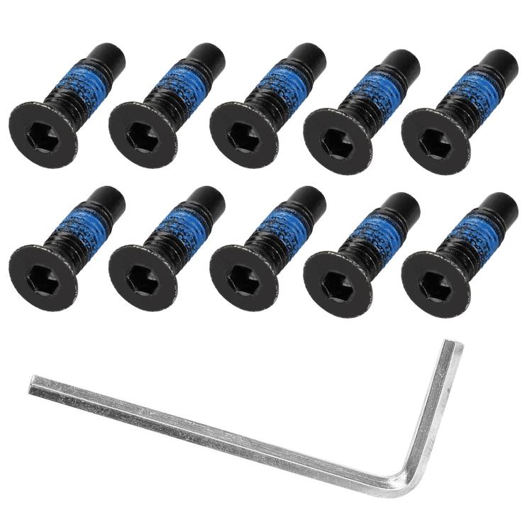 For Xiaomi Mijia M365 / No.9 Scooter MAX G30 Electric Scooter Extended Front Screw with Adhesive, 1 Screw, 4 Screws + Tools, 10 Screws + Tools, 12 Screws + 1 Hex Wrench