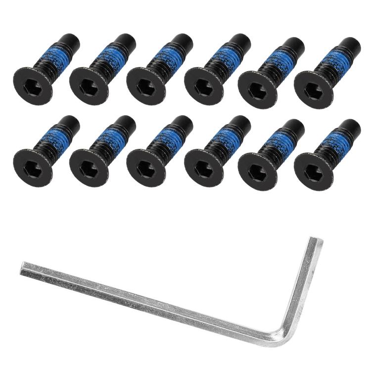 For Xiaomi Mijia M365 / No.9 Scooter MAX G30 Electric Scooter Extended Front Screw with Adhesive, 1 Screw, 4 Screws + Tools, 10 Screws + Tools, 12 Screws + 1 Hex Wrench