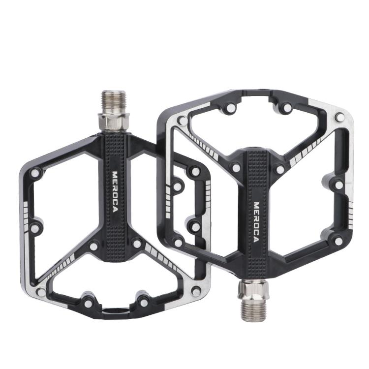 MEROCA Mountain Bike Pedals, Dual-DU Version, DU + Bearing Version, 3-Bearing Version