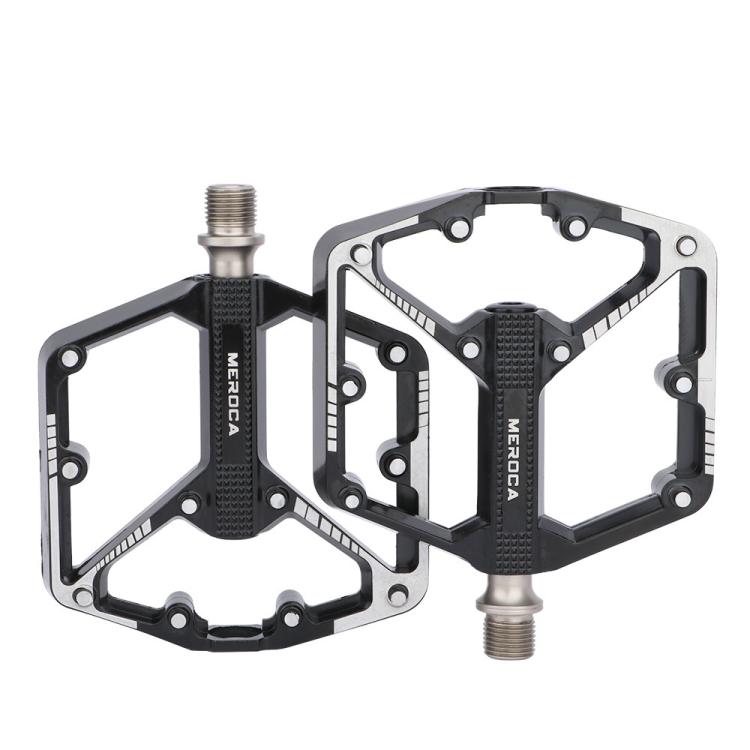 MEROCA Mountain Bike Pedals, Dual-DU Version, DU + Bearing Version, 3-Bearing Version