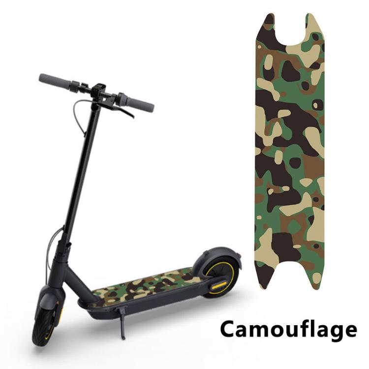 Electric Scooter Pedal Anti-slip Decorative Sticker for Ninebot MAX G30 / G30D, Graffiti, Camouflage, Fireworks, White Cat, Skull, UK Flag