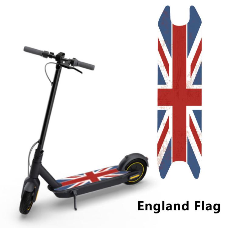 Electric Scooter Pedal Anti-slip Decorative Sticker for Ninebot MAX G30 / G30D, Graffiti, Camouflage, Fireworks, White Cat, Skull, UK Flag
