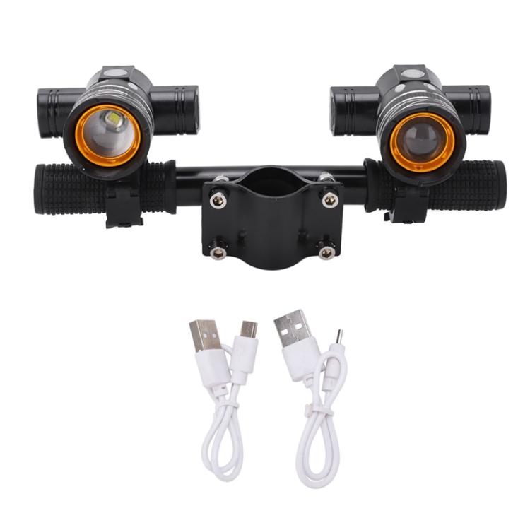 Electric Scooter Children Armrest Rod Riser Fixed Armrest and Dual Front Headlight Kit for Ninebot ES1 / ES2 / ES3 / ES4, Armrest and Dual Front Headlight