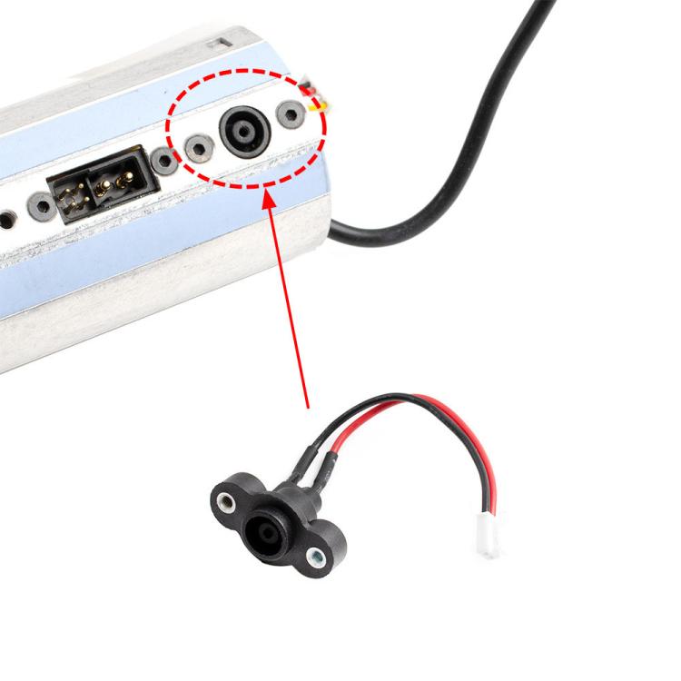 Electric Scooter Charging Connecting Charging Port for Ninebot ES1 / ES2 / ES3 / ES4