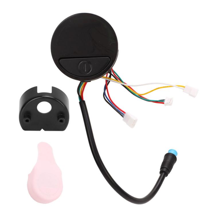 Electric Scooter Bluetooth Dashboard Display Panel with Silicone Protective Cover for Ninebot ES1 / ES2 / ES3 / ES4, Black Silicone Cover, Pink Silicone Cover, Red Silicone Cover, Yellow Silicone Cover, Grey Silicone Cover, Blue Silicone Cover