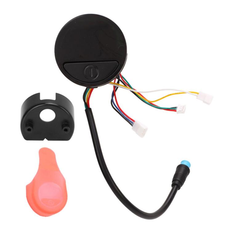 Electric Scooter Bluetooth Dashboard Display Panel with Silicone Protective Cover for Ninebot ES1 / ES2 / ES3 / ES4, Black Silicone Cover, Pink Silicone Cover, Red Silicone Cover, Yellow Silicone Cover, Grey Silicone Cover, Blue Silicone Cover