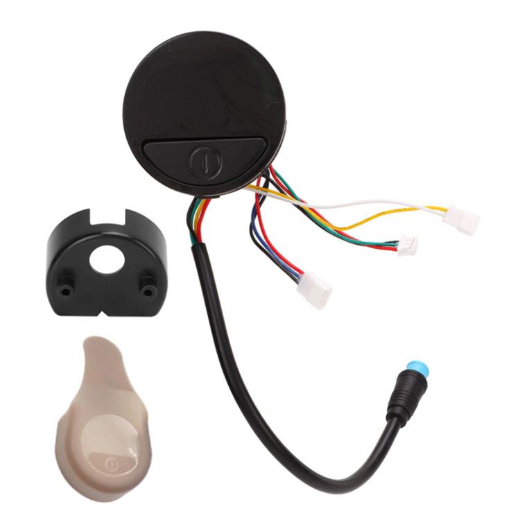 Electric Scooter Bluetooth Dashboard Display Panel with Silicone Protective Cover for Ninebot ES1 / ES2 / ES3 / ES4, Black Silicone Cover, Pink Silicone Cover, Red Silicone Cover, Yellow Silicone Cover, Grey Silicone Cover, Blue Silicone Cover