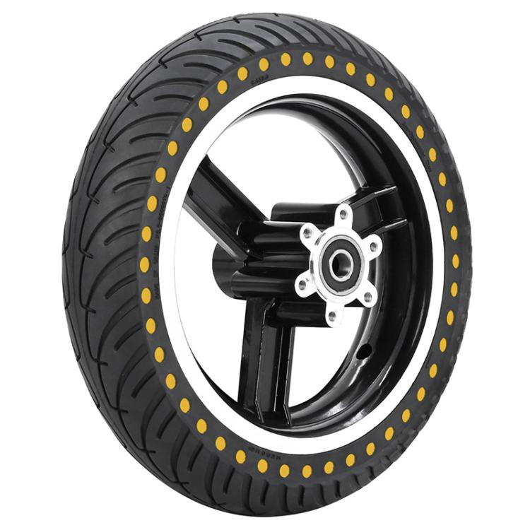 Internal Honeycomb Solid Tire Driven Dots Rear Wheel Hub for KUGOO M4 / M4 Pro