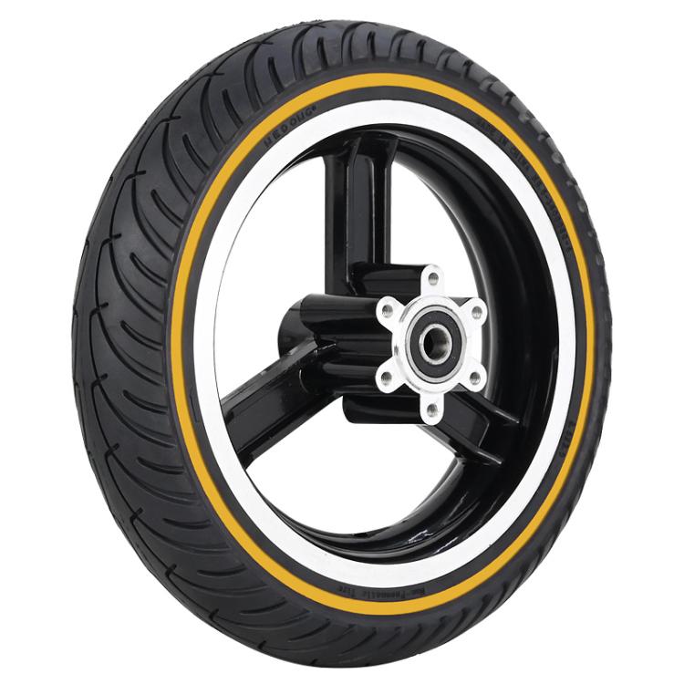 8.5 inch Internal Honeycomb Solid Tire Driven Coil Rear Wheel Hub for KUGOO M4 / M4 Pro