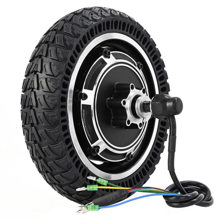 Electric Scooter Rear Wheel Motor Hub Assembly with Tire for KUGOO M4 / M4 Pro