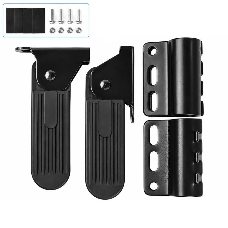 Electric Bike Guard Bar Foldable Side Foot Kit, 22-25mm Guard Bar, Large Foldable Pedals, 5cm Foldable Pedals + Guard Bar, Aluminum Pedals + Guard Bar, Large Foldable Pedals + Guard Bar