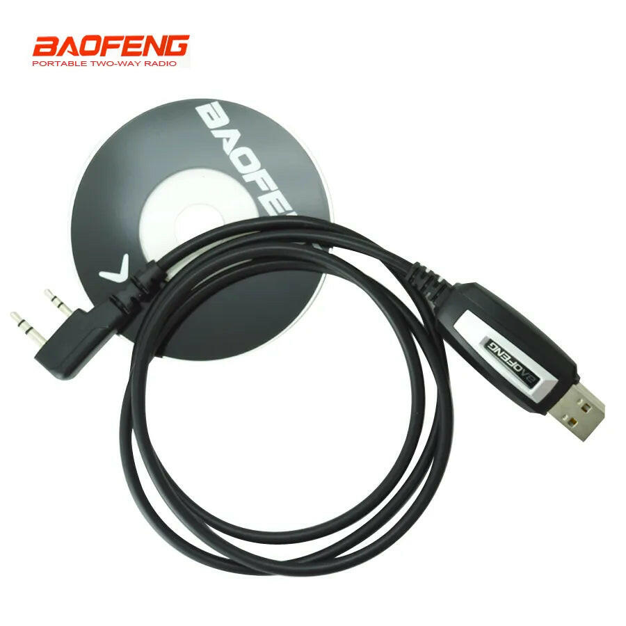 Hot 2 Pin USB Baofeng Programming Cable J0012A for walkie talkie Baofeng UV-5R UV-985 UV-3R KENWOOD TK3207 TK-3107 BF-888S