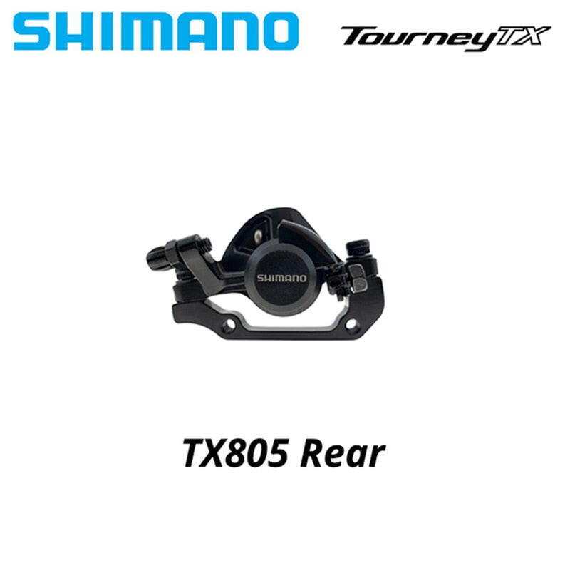 Shimano TOURNEY TX BR-TX805 Mechanical Disc Brake Calipers Resin Pads TX805 Caliper Bike Parts-WAYBIKER