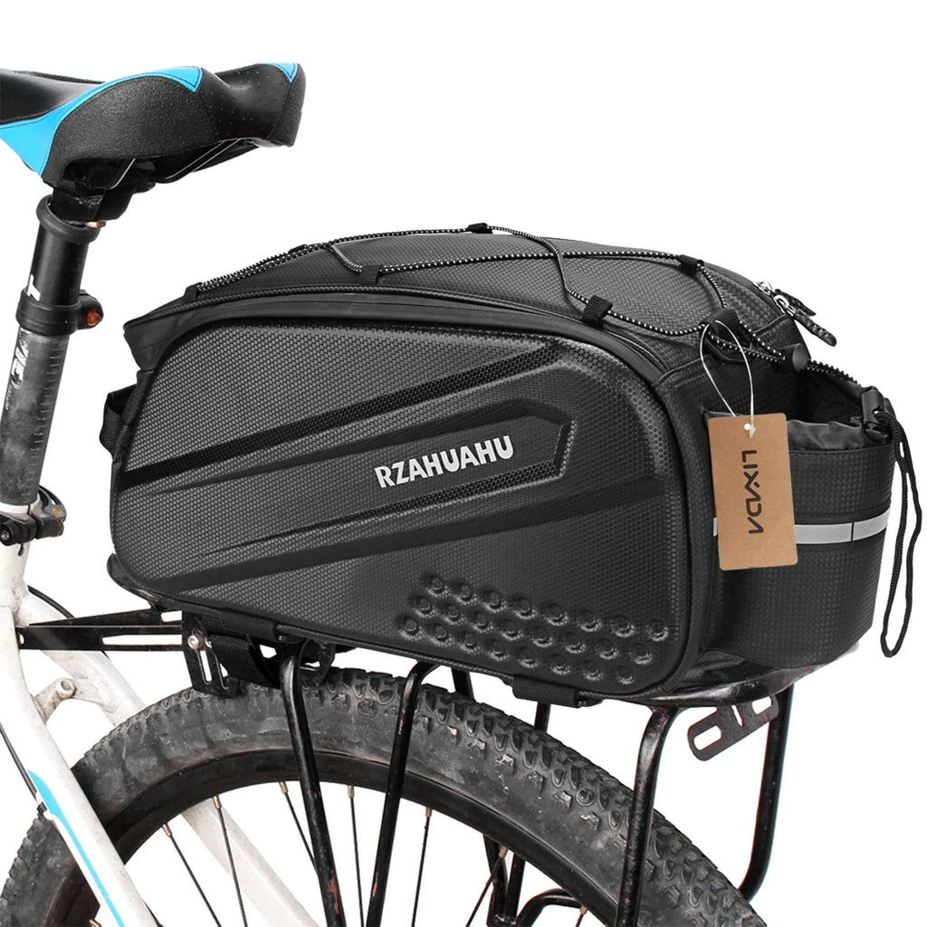 Lixada 10L Multifunctional Bicycle Rear Seat Bag Waterproof Cycling Bike Rack Trunk Cargo Bag Pannier Bag Handbag Shoulder Bag-WAYBIKER