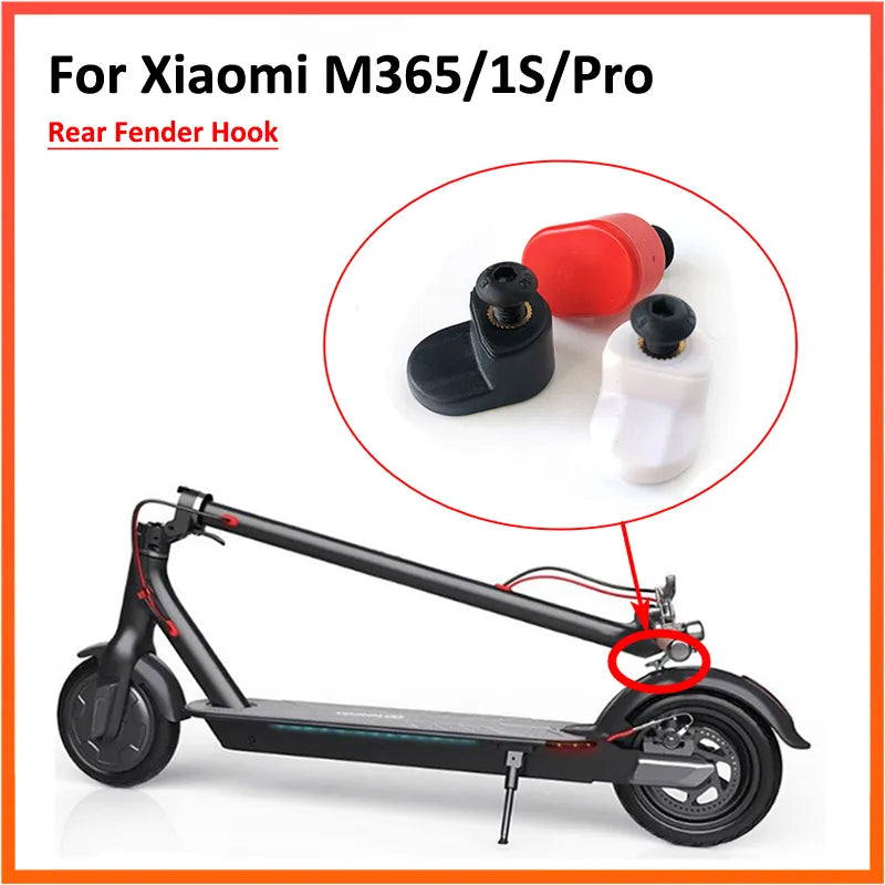 Rear Fender Hook For Xiaomi M365 PRO 1S Electric Scooter Wheel Mudguard Fender Plastic Hook Parts Accessories-WAYBIKER