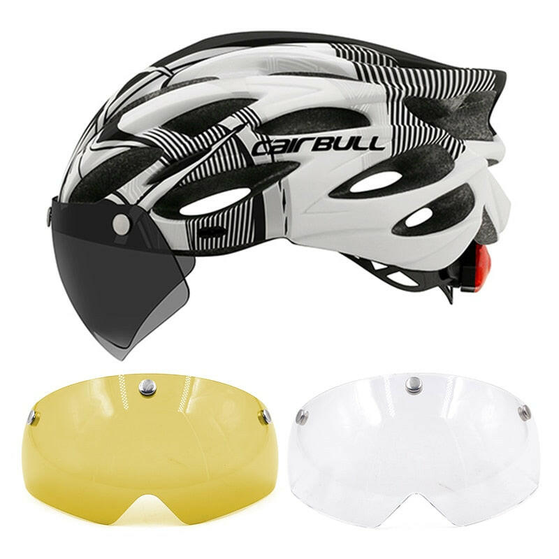 Cycling Helmet Light Road Mtb Mountain Bike Bicycle Led Helmet 54-62cm for Men Women Visored Bicycle Helmet Casco Accesorios