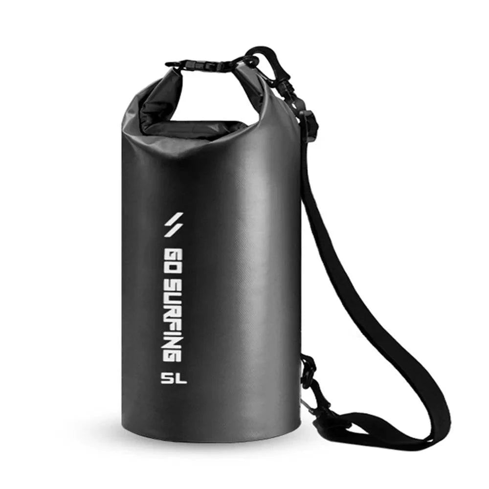 5L/10L/20L PVC Waterproof Dry Bag Roll Top Dry Sack Floating Diving Foldable Bags for Camping Hiking Kayaking Rafting Boating-WAYBIKER