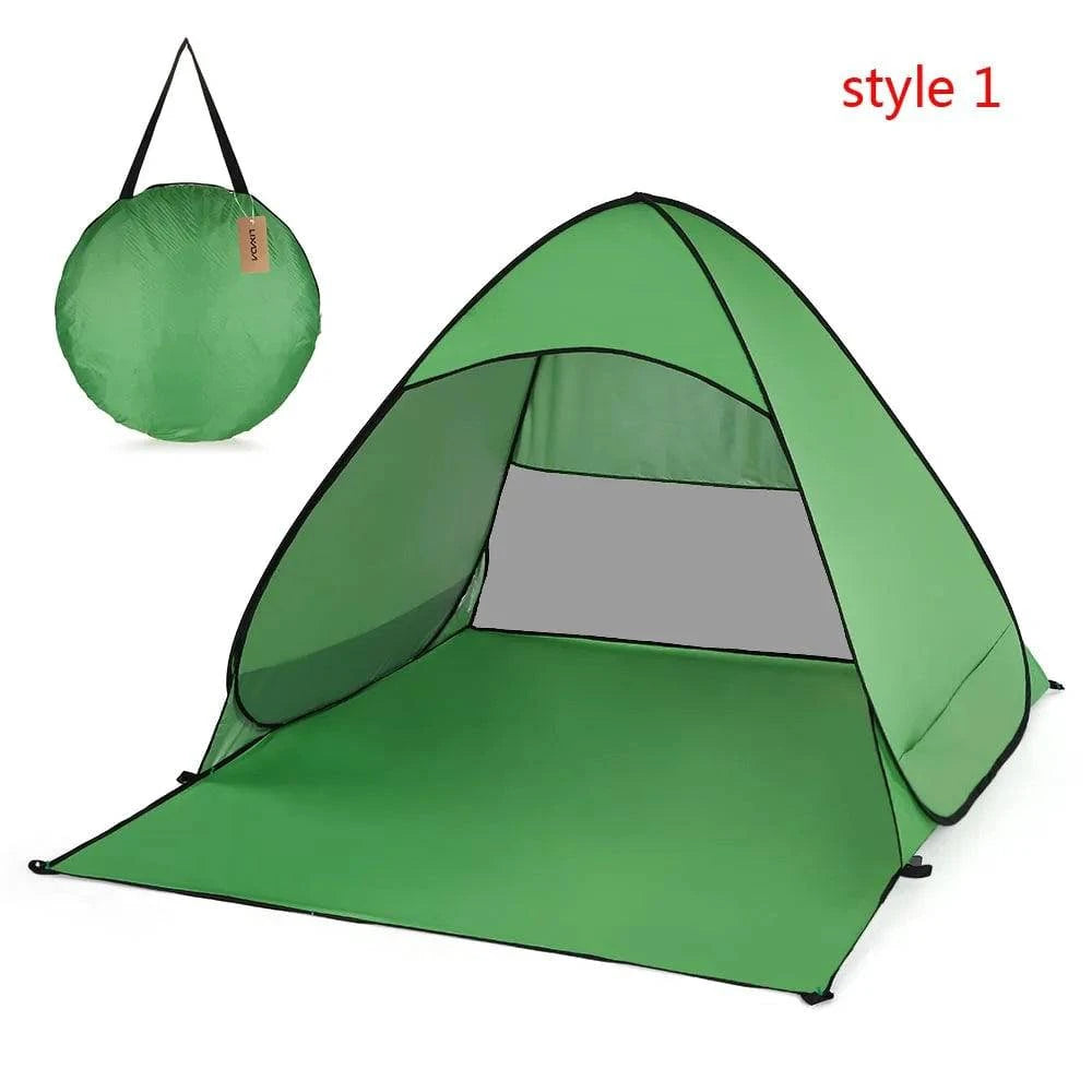 Automatic Tent UV Protection Outdoor Camping Tent Travel Instant Pop Up Beach Tent Ultralight Sun Shelter Tents Cabana Awning-WAYBIKER