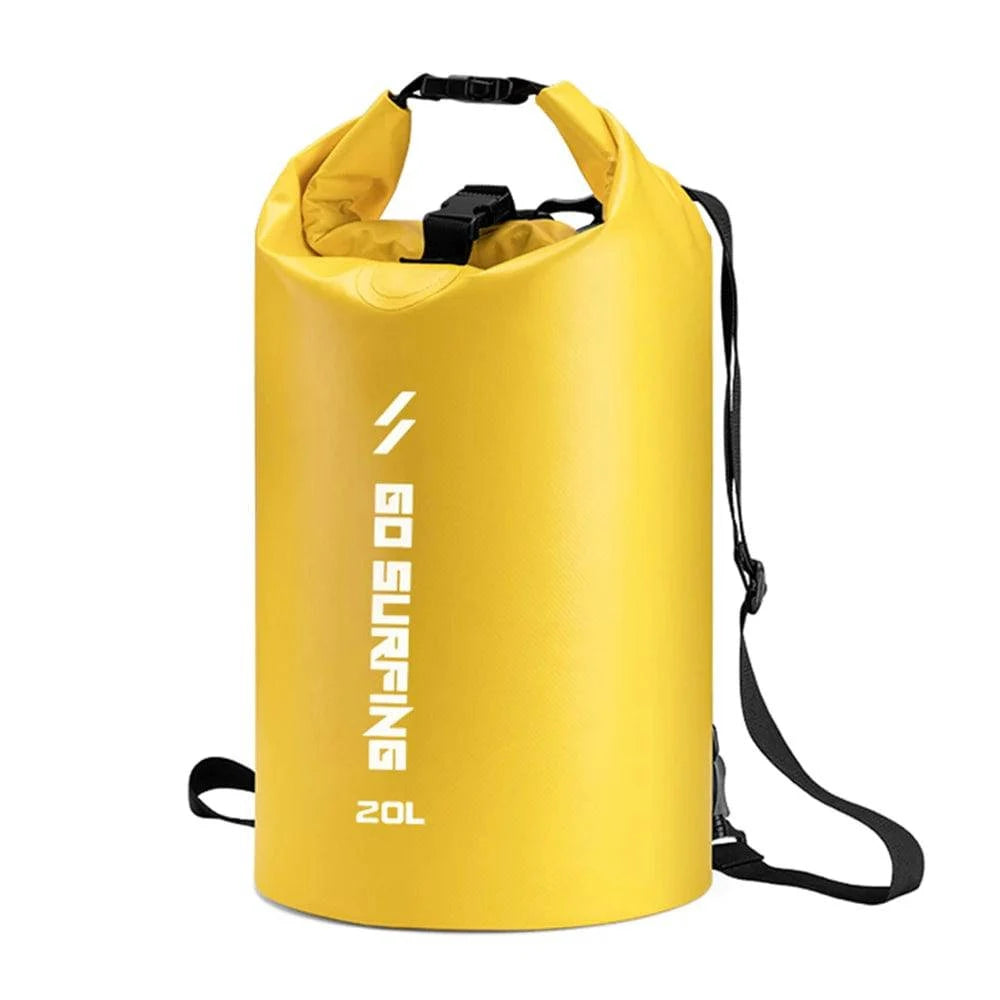 5L/10L/20L PVC Waterproof Dry Bag Roll Top Dry Sack Floating Diving Foldable Bags for Camping Hiking Kayaking Rafting Boating-WAYBIKER