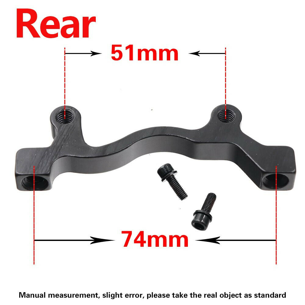 1pcs MTB bike disc brake converter Ultralight Bracket IS PM AB to PM A Disc Brake Mount Adapter for 140 160 180 203mm rotor-WAYBIKER