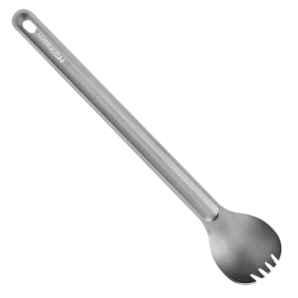 Titanium Long Handle Spork Cutlery for Outdoor Camping Backpacking Picnic-WAYBIKER