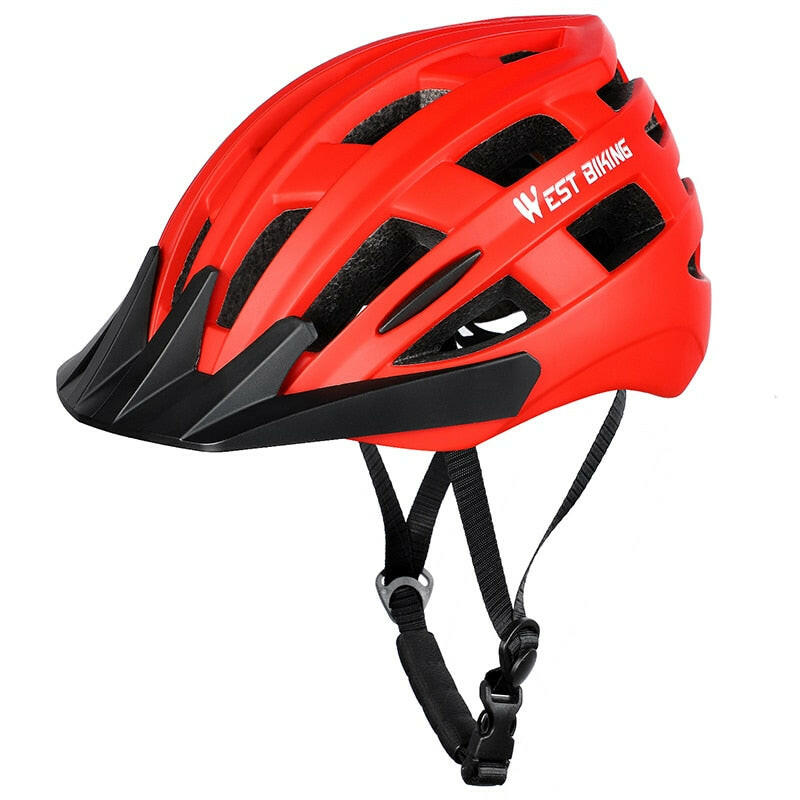 WEST BIKING NEW Cycling Helmet Ultralight Adjustable Safety Cap MTB Mountain Road Bicycle Electric Bike MTB Men Women Helmet-WAYBIKER
