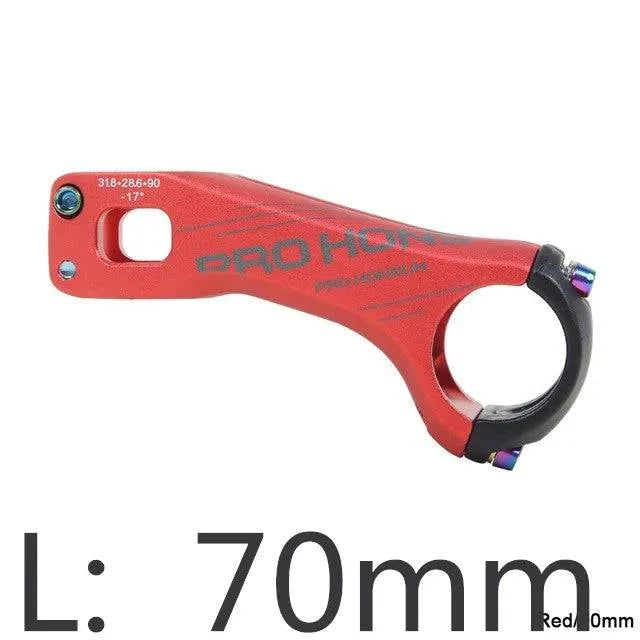 HONSUN CNC Aluminum Alloy Road/Mountain Bicycle Stem 70MM/90MM 31.8*28.6MM XC MTB AM Bice Handlebar  Parts-WAYBIKER
