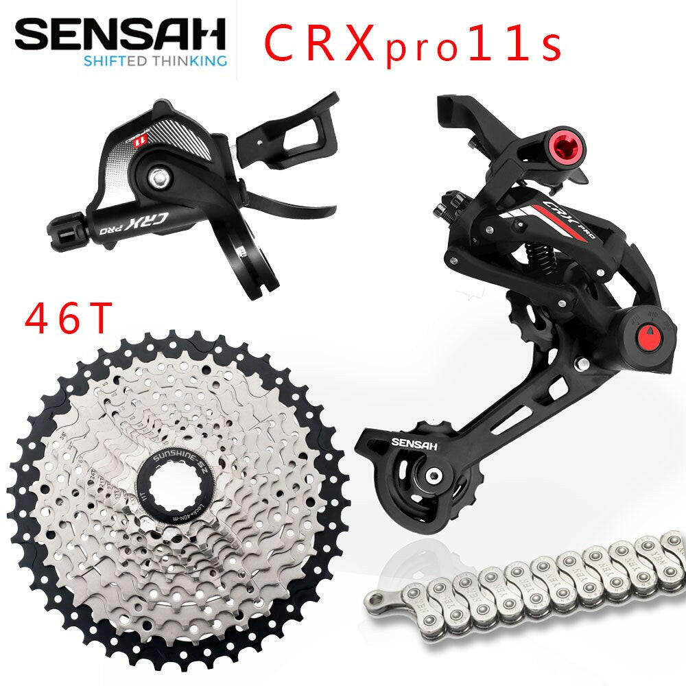 SENSAH CRX Pro 11 Speed bicycle derailleur 42/46t YBN 11S chain groupset bicycle accessories chains and cassette-WAYBIKER