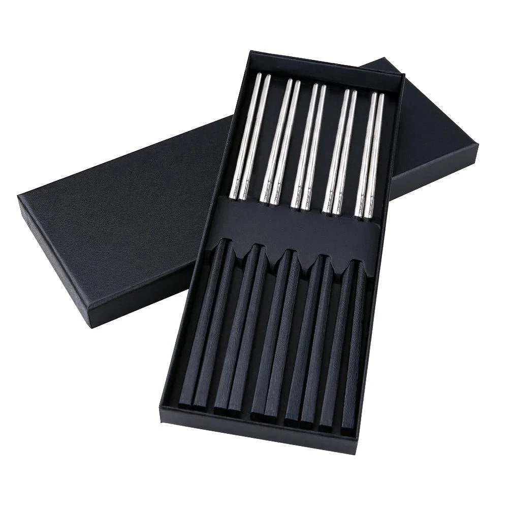 Titanium Chopsticks with Carbon Fiber One Pair-WAYBIKER