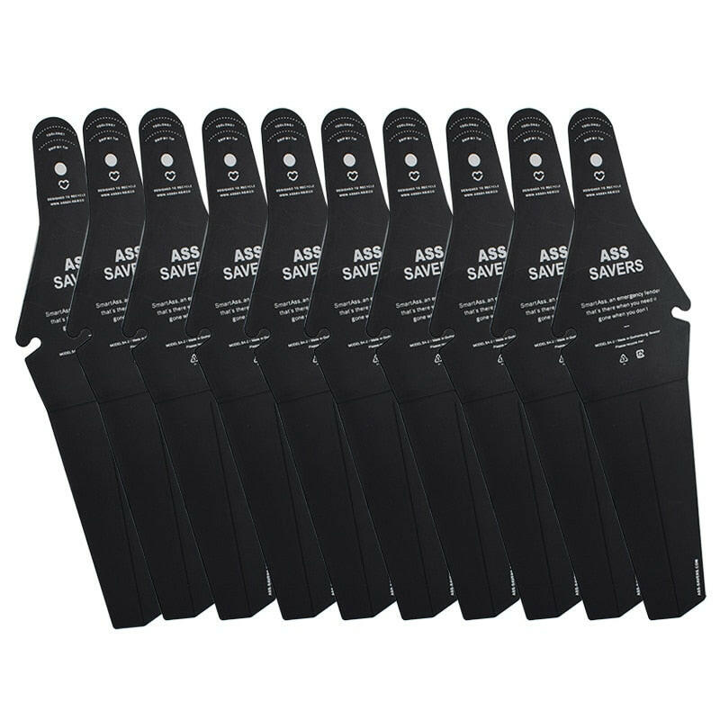 10pc MTB Road Bike Fender Saddle Mudguard Ass Removable Part Accessories Rear Mountain Bike Wings Fender For Bicycle Accessories-WAYBIKER