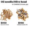 10sets Oil needle for SHIMANO DEORE BH90 BH59 Brake Olivary head Mountain Bike XT SLX M355 M315 MT200 M6000 M7000 M8000-WAYBIKER
