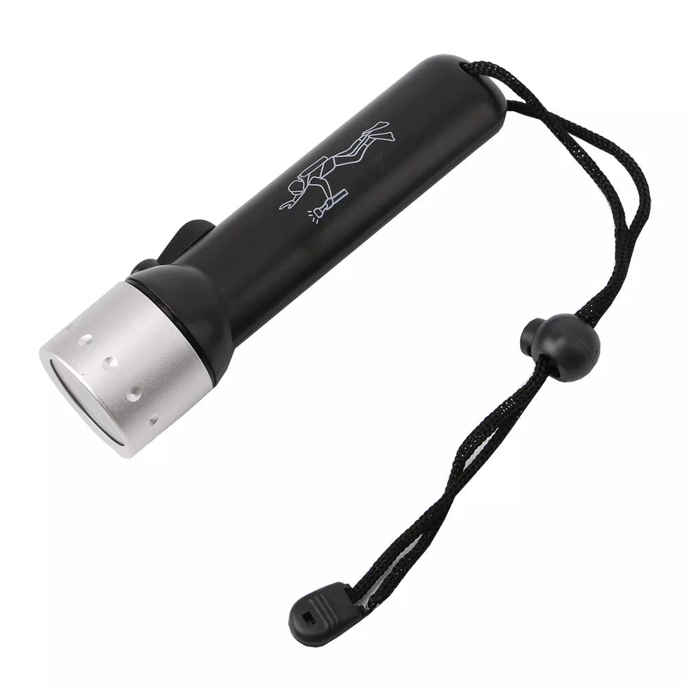 D5 Professional Waterproof Underwater Diving LED Flashlight Torch Equipment LED Scuba Dive Flashlights Torch Lamp Light Linterna-WAYBIKER