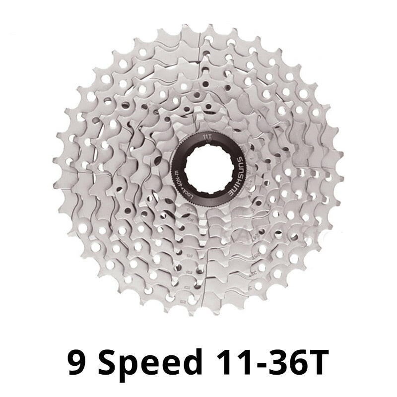 SUNSHINE 9 Speed MTB Road Bike Freewheel Cassette Flywheel 9S 25/28/32/36/40/42/46/50T for SHIMANO M370 M390 M4000 M590 Sram 9v-WAYBIKER