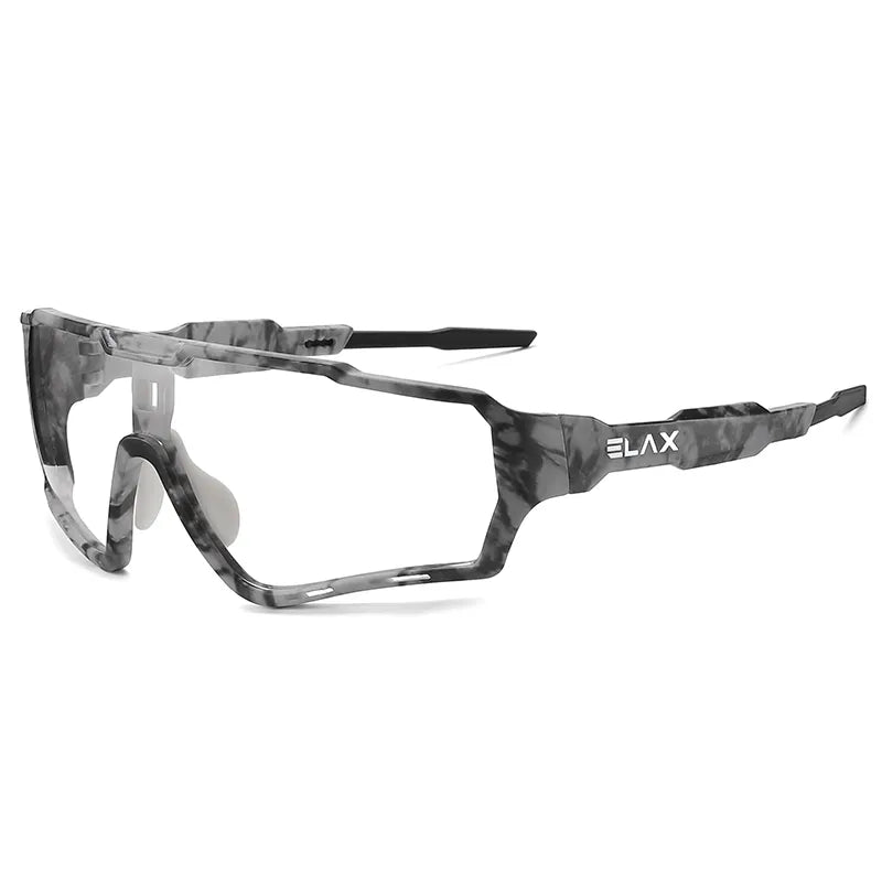 Elax ELAX Brand New Style Photochromic Sunglasses SportsMen Women Mtb Bike